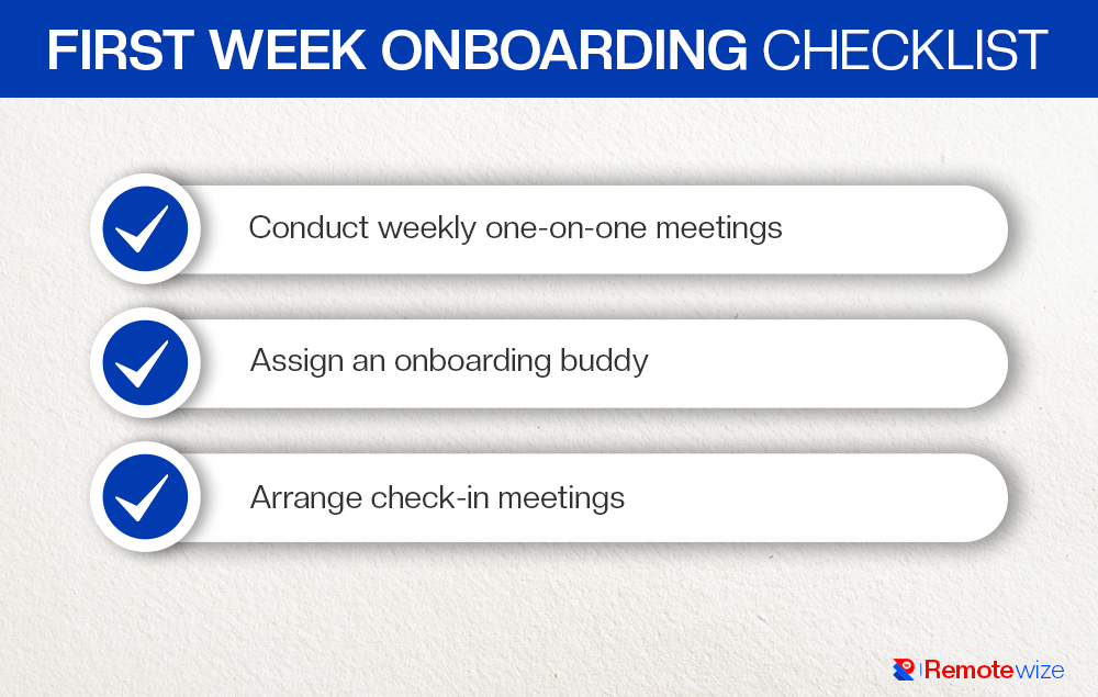 First-week developer onboarding checklist