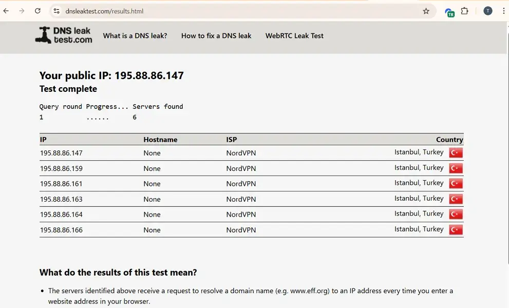 DNS-leak-test-results
