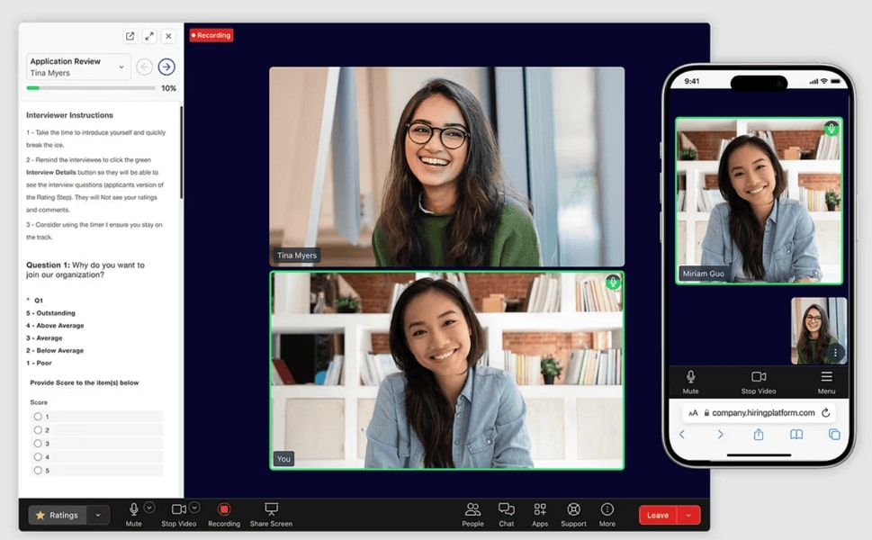 vidcruiter-Streamlined Remote Interview Software
