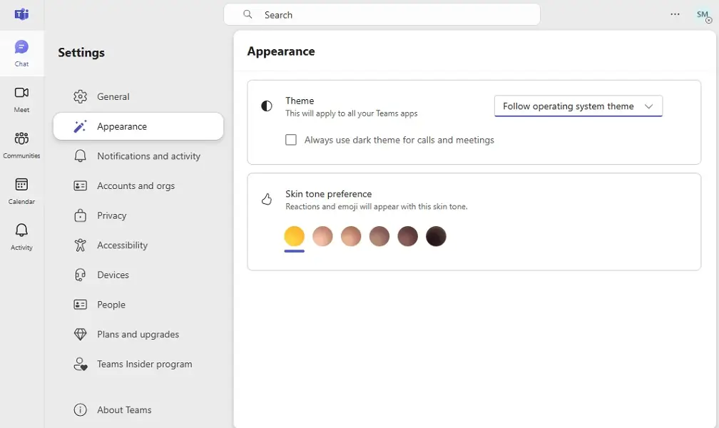 Microsoft Teams customizability