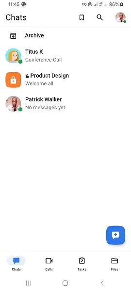 chanty android application
Core Functionalities: Strengths, W
