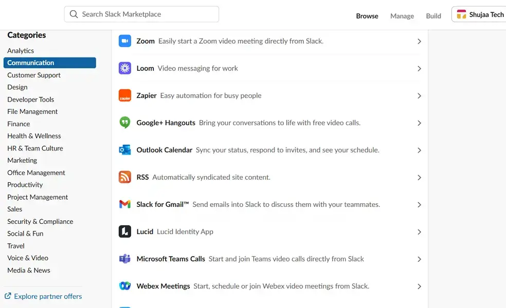 slack communication apps
