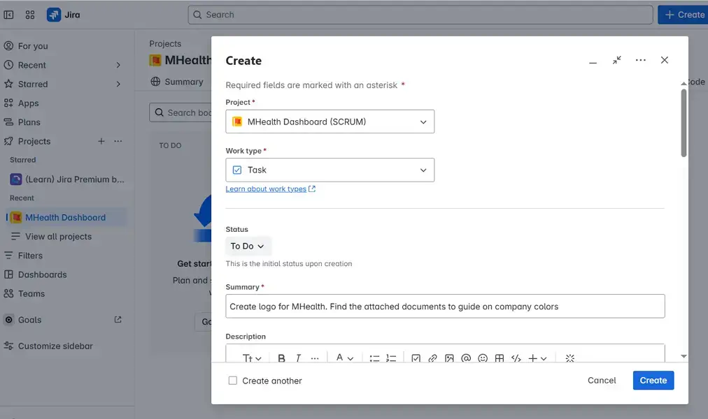  jira tasks
