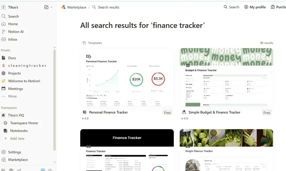 how to use notion: finance tracker
