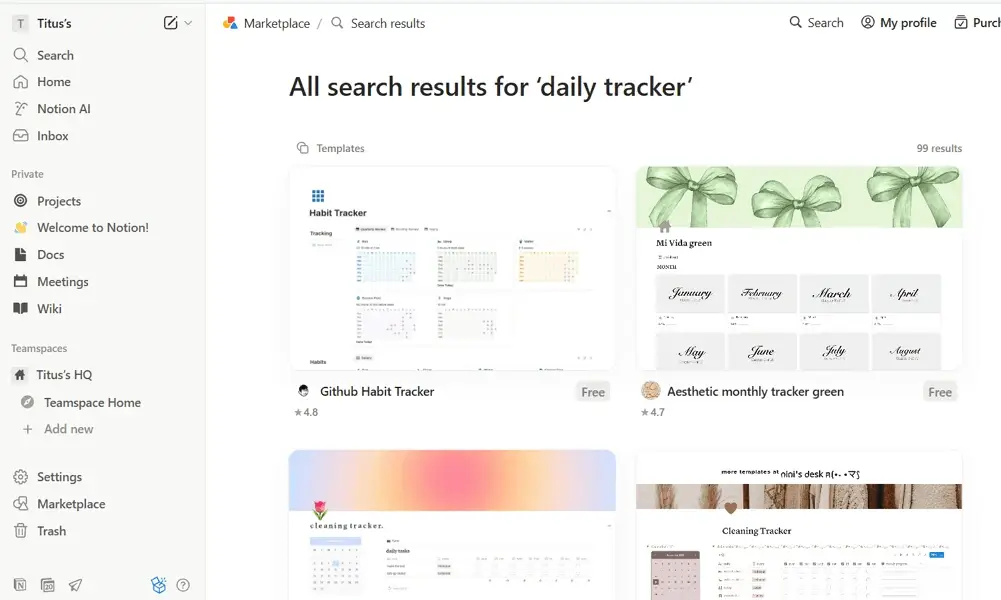 how to use notion: notion tracker templates 
