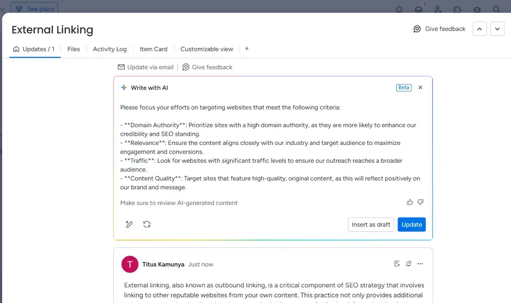 monday.com review; ai sidekick