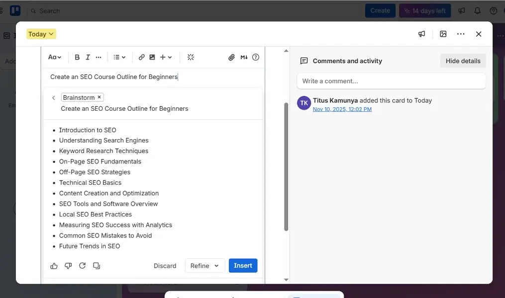 trello atlassian intelligence