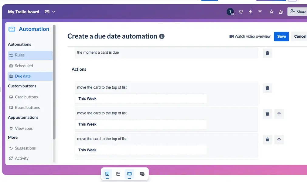 Trello automation