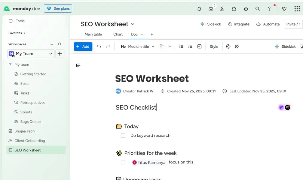 monday.com collaboration docs