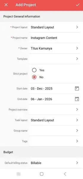 create tasks on zoho projects
