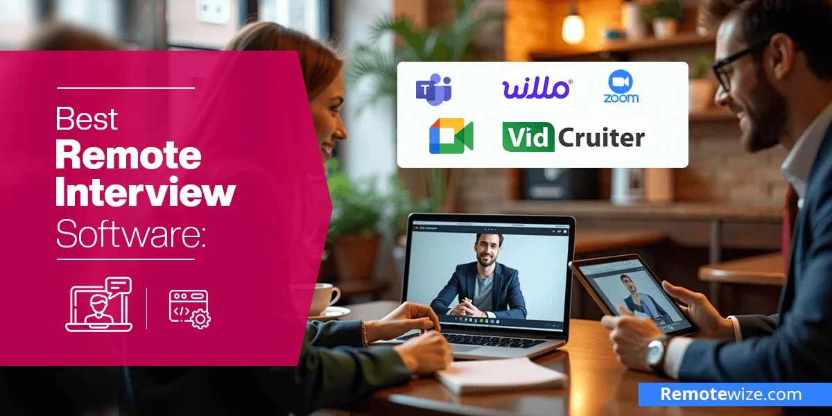 Remote interview software